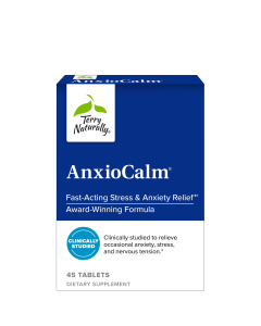 Product Image,,NEW LOOK,,Pill image,ANXIOCALM® — Fast-acting stress & anxiety relief without drowsiness or mental fogginess*†