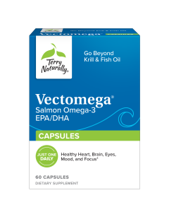 Product Image,New Look. Same Product.,Supplement Facts,Pill Image,Vectomega® EPA/DHA Salmon Omega-3 — Supports brain, eye, & heart health*, mental focus*, and overall health*